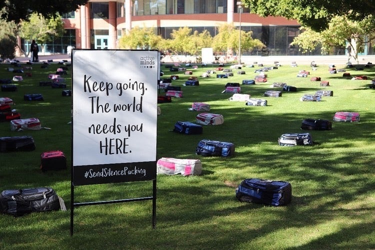 Active Minds demonstration of #sendsilencepacking 