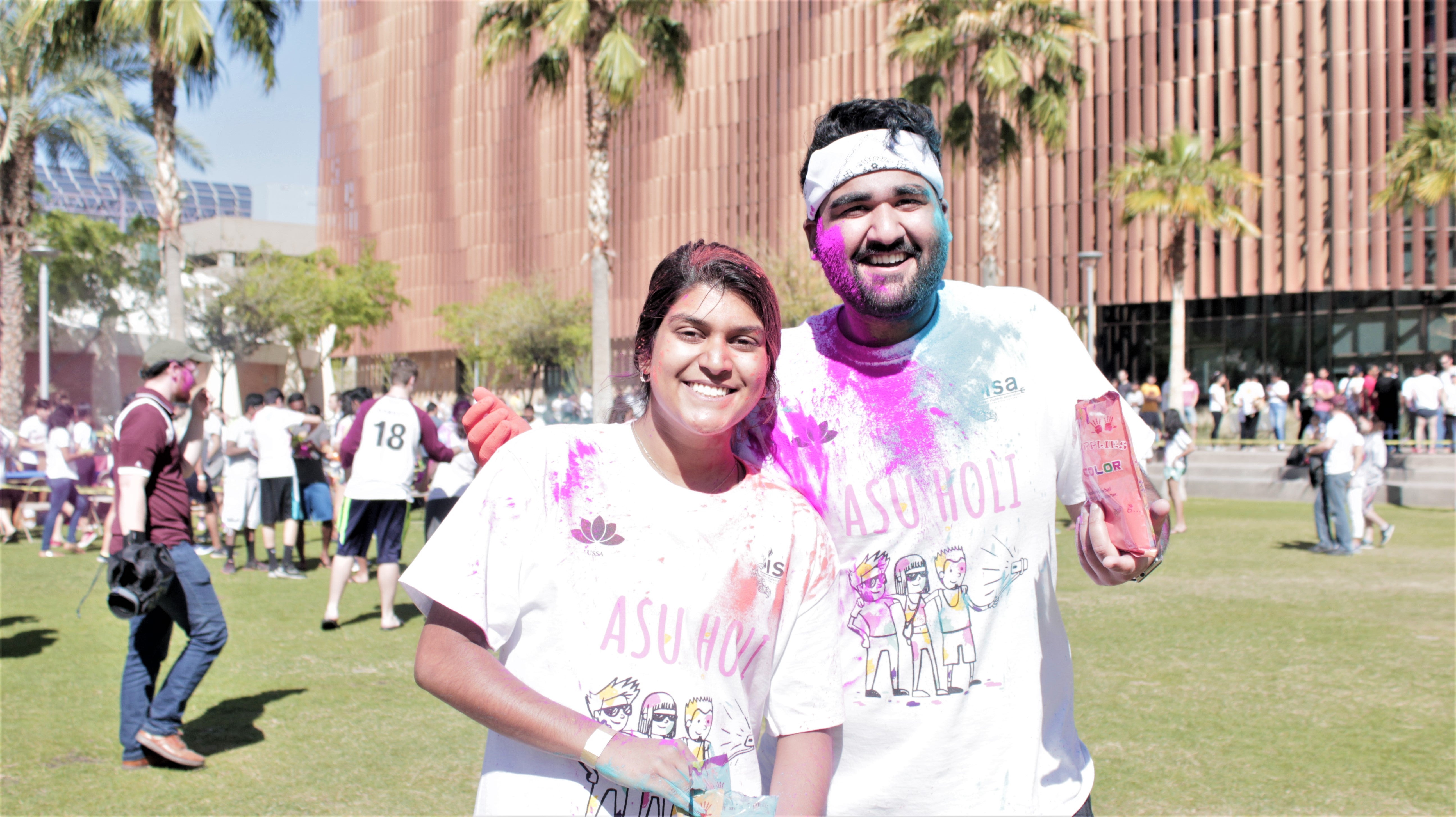 ASU Holi celebration spring 2019 Tempe