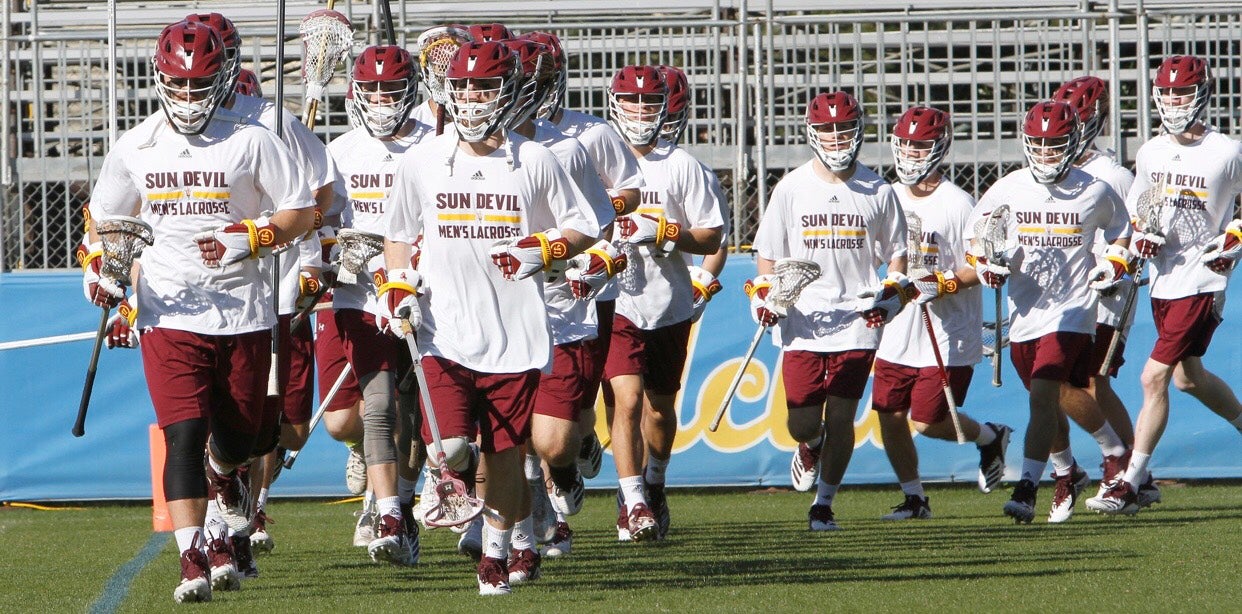 ASU men's lacrosse team