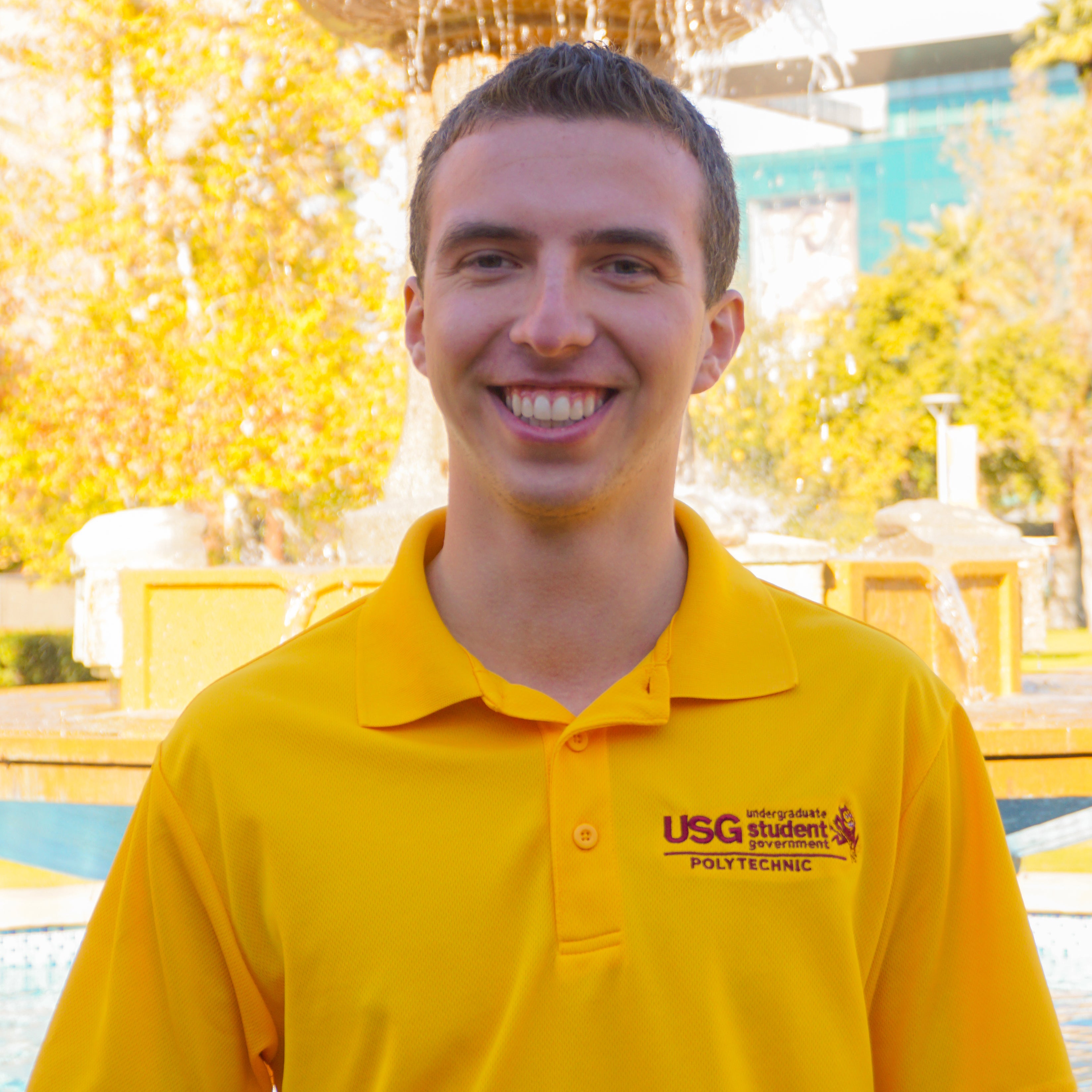 ASU Polytechnic campus Undergraduate Student President Daniel Pasco 