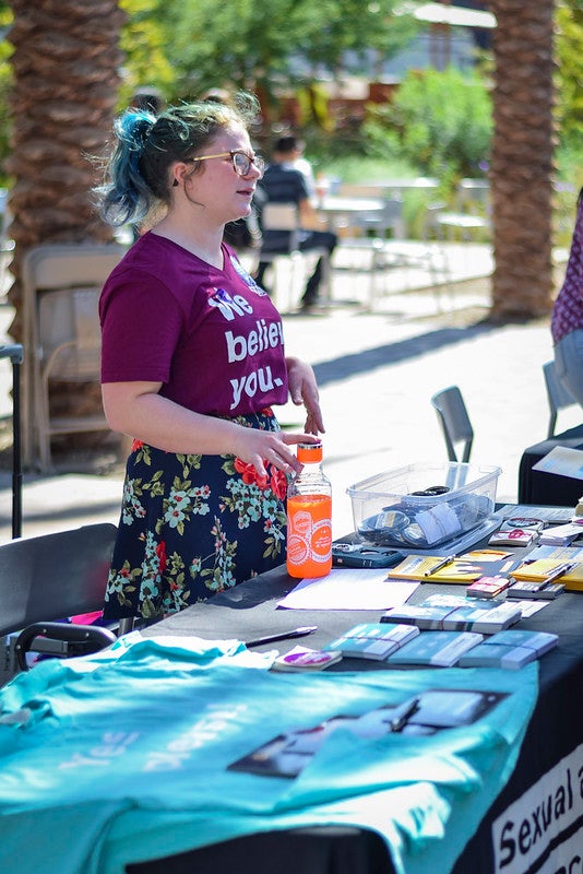 ASU Wear Purple Day Movement for Sexual Violence Prevention 2019