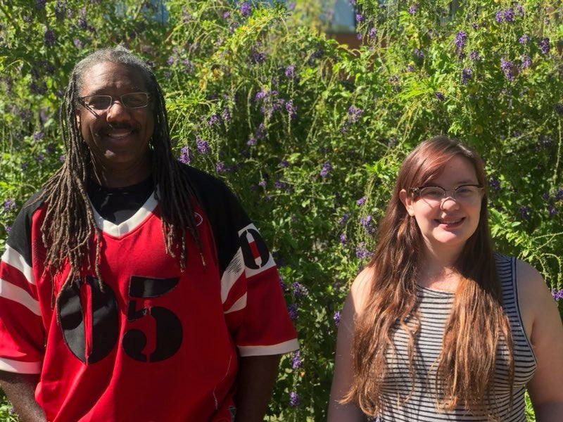 ASU Professor Neal Lester and Rachel Sonderoth, Hack for Humanity organizers