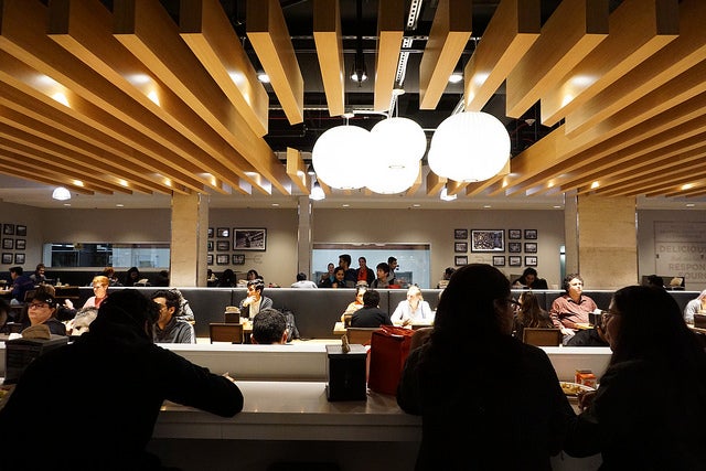 Pitchforks dining hall at ASU's Tempe campus in the Memorial Union