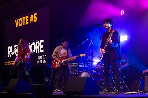 Ruby Shore band performs at ASU Battle of the Bands