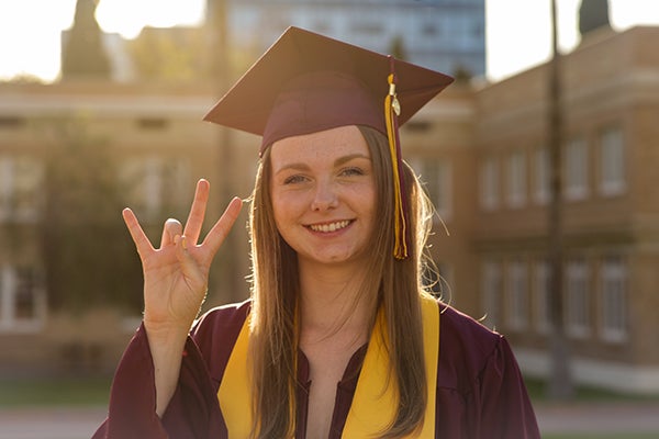 ASU graduate Samantha Kinney