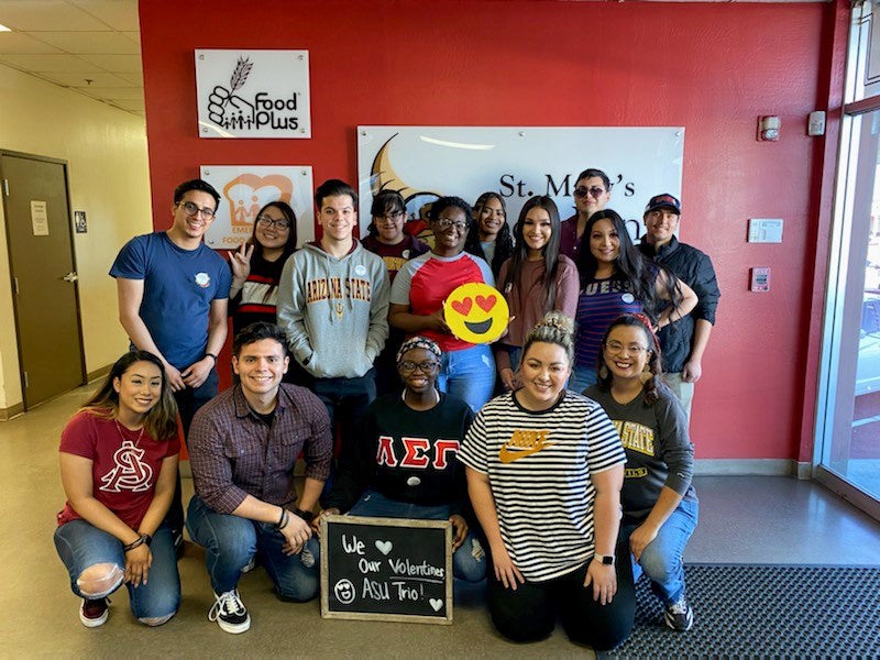 ASU students celebrate service and college access at TRIO Day.